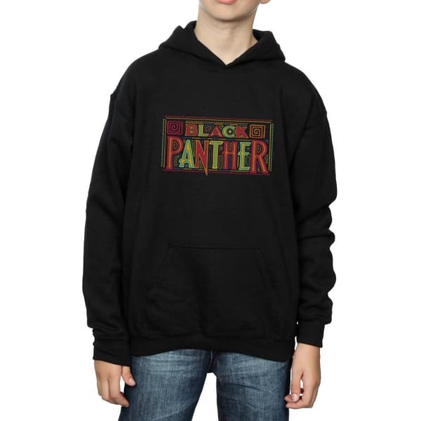 Marvel Black Panther - huvtröja med triballogo för pojkar