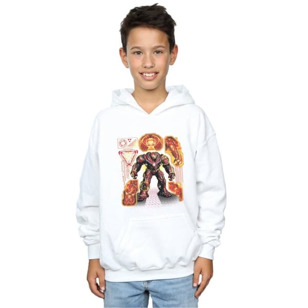 Marvel Boys Avengers Infinity War Hulkbuster Blueprint Hoodie