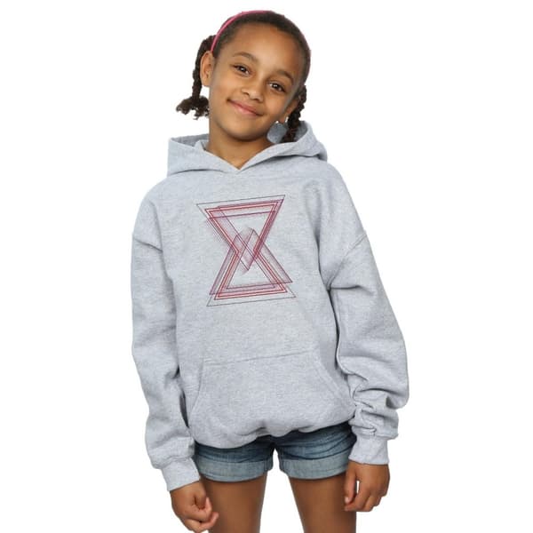 Marvel Avengers Infinity War Black Widow Lines-hoodie för tjejer