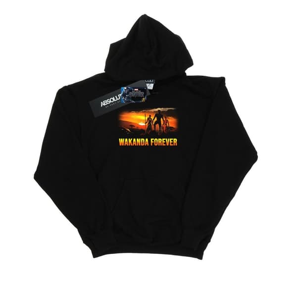 Marvel Black Panther Wakanda Forever - huvtröja - dam/dam Black XXL