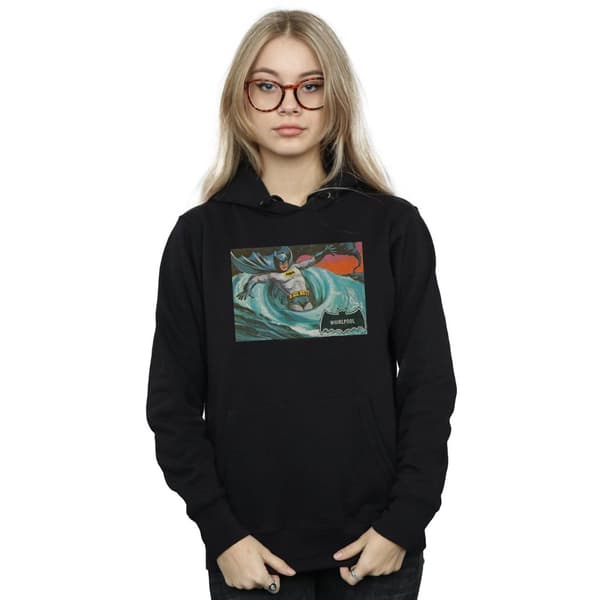 DC Comics Womens/Ladies Batman TV Series Whirlpool Hoodie