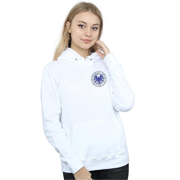 Marvel Womens/Ladies Agents Of SHIELD Breast Print Hoodie