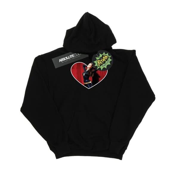 DC Comics Girls Batman TV Series Catwoman Heart Hoodie