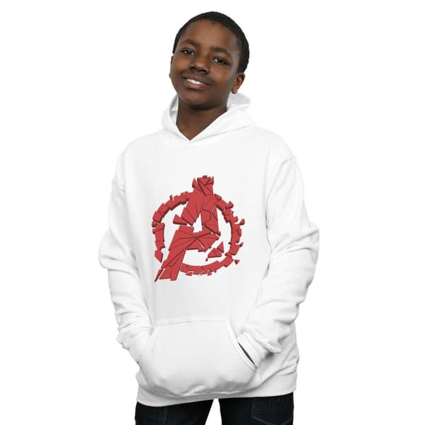 Marvel Pojkar Avengers Endgame Shattered Logo Hoodie