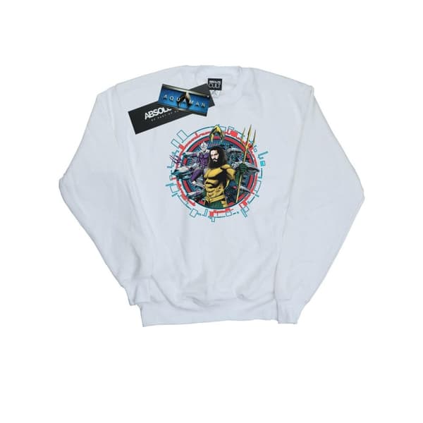 DC Comics Aquaman Circular Crest-hoodie för flickor
