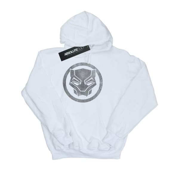 Marvel Womens/Ladies Black Panther Distressed Icon Hoodie