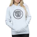 Miniatyrbillede 3 af 5: Marvel Womens/Ladies Black Panther Distressed Icon Hoodie