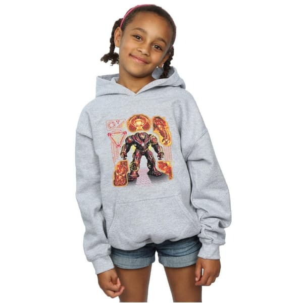 Marvel Girls Avengers Infinity War Hulkbuster Blueprint Hoodie