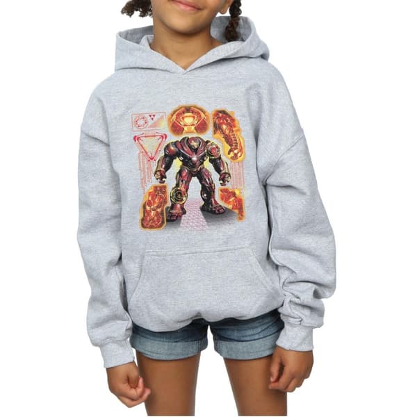 Marvel Girls Avengers Infinity War Hulkbuster Blueprint Hoodie