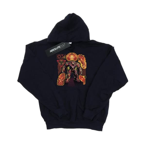 Marvel Avengers Infinity War Hulkbuster Blueprint-hoodie för tjejer