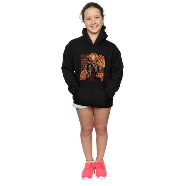 Marvel Avengers Infinity War Hulkbuster Blueprint-hoodie för tjejer