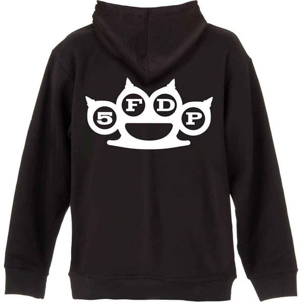 Five Finger Death Punch Unisex Adult Knuckle Duster Back Print Full Zip Hoodie