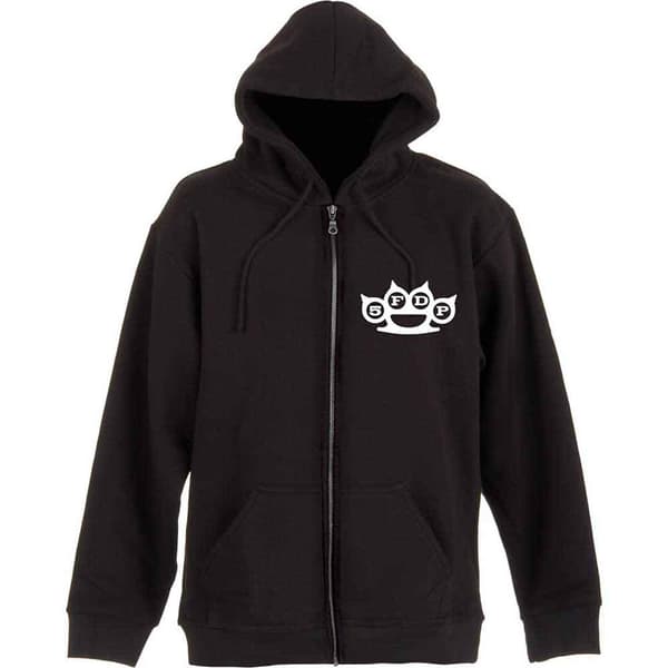 Five Finger Death Punch Unisex Adult Knuckle Duster Back Print Full Zip Hoodie