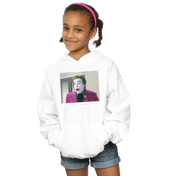DC Comics Batman TV Series Joker Photograph Hoodie för flickor