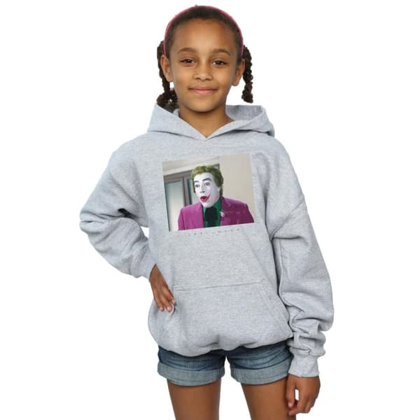 DC Comics Batman TV Series Joker Photograph Hoodie för flickor