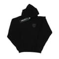 Miniatyrbillede 1 af 5: Marvel Girls Black Panther Black On Black Chest Print Hoodie