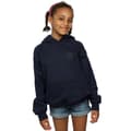 Miniatyrbilde 2 av 5: Marvel Girls Black Panther Black On Black Chest Print Hoodie