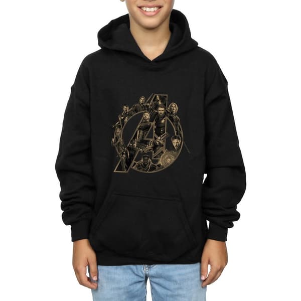 Marvel Boys Avengers Infinity War Marvel Logo Hoodie