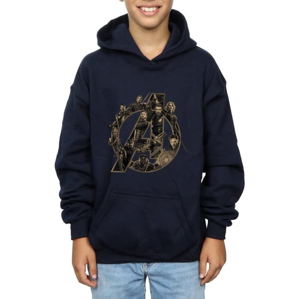 Marvel Boys Avengers Infinity War Marvel Logo Hoodie