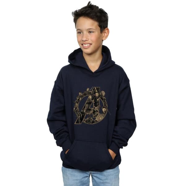 Marvel Boys Avengers Infinity War Marvel Logo Hoodie