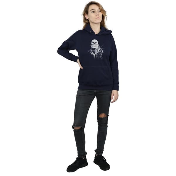 Marvel Kvinnor/Ladies Avengers Infinity War Fierce Thanos Hoodie
