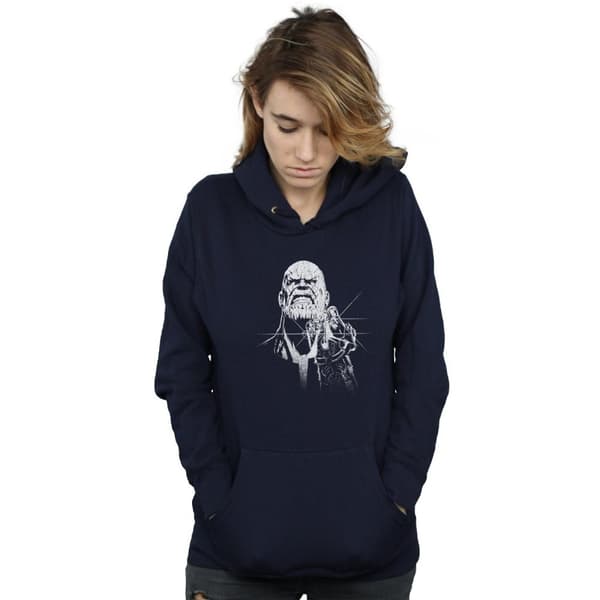 Marvel Kvinnor/Ladies Avengers Infinity War Fierce Thanos Hoodie