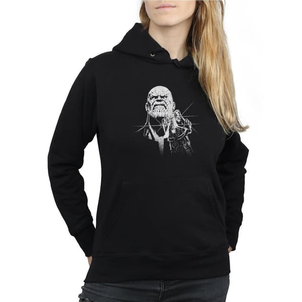 Marvel Kvinnor/Ladies Avengers Infinity War Fierce Thanos Hoodie
