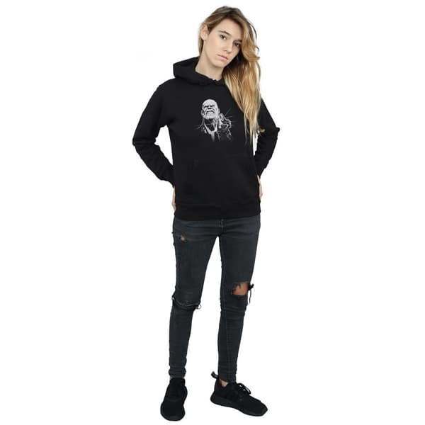 Marvel Kvinnor/Ladies Avengers Infinity War Fierce Thanos Hoodie