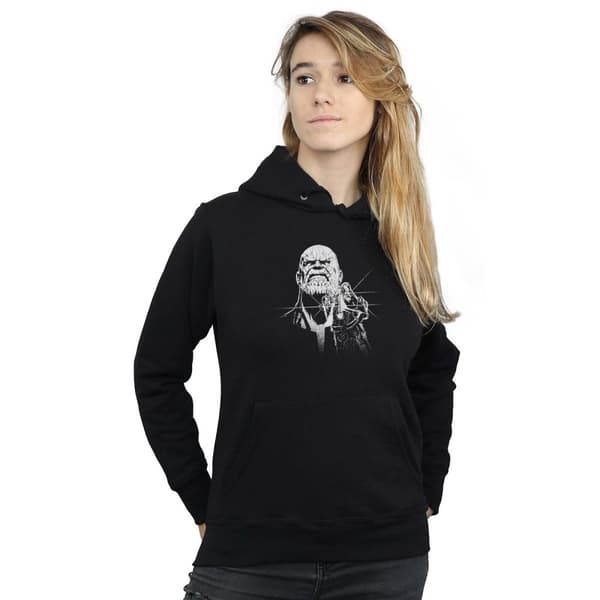Marvel Kvinnor/Ladies Avengers Infinity War Fierce Thanos Hoodie