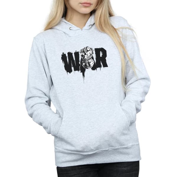 Marvel Kvinnor/Ladies Avengers Infinity War Fist Hoodie