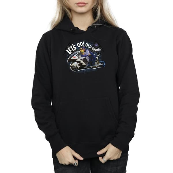 DC Comics Womens/Ladies Batman TV Series Bat Bike Hoodie