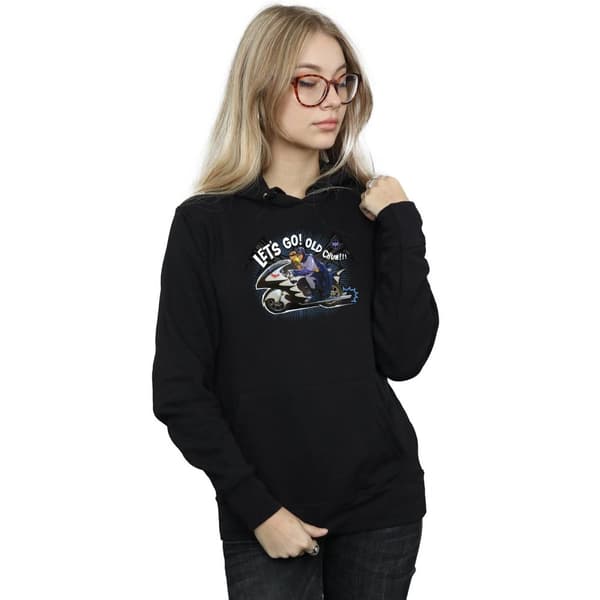 DC Comics Womens/Ladies Batman TV Series Bat Bike Hoodie