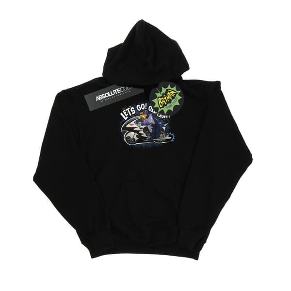 DC Comics Womens/Ladies Batman TV Series Bat Bike Hoodie