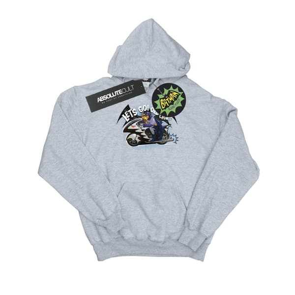 DC Comics Womens/Ladies Batman TV Series Bat Bike Hoodie