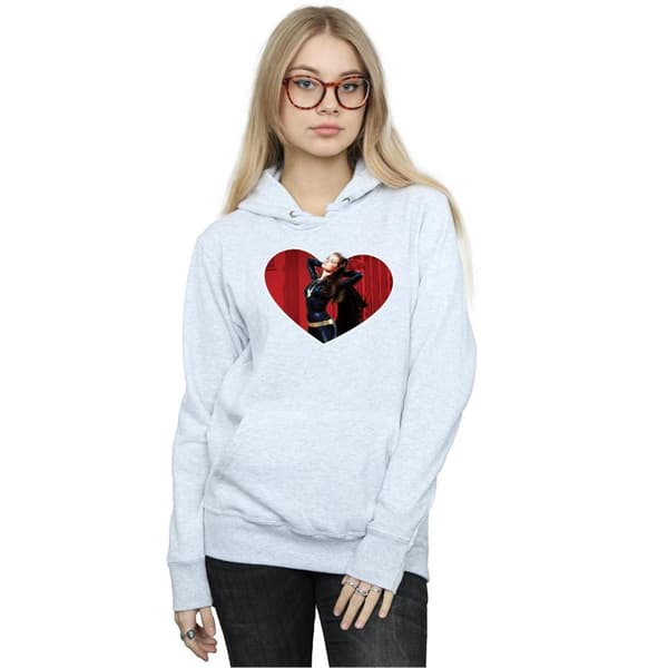 DC Comics Kvinnor/Ladies Batman TV Series Catwoman Heart Hoodie