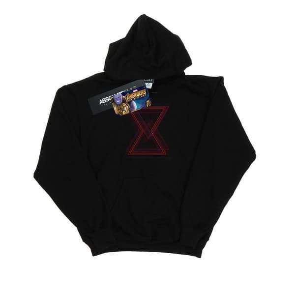 Marvel Womens/Ladies Avengers Infinity War Black Widow Lines Hoodie