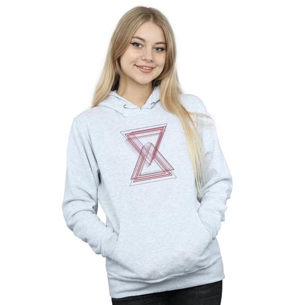 Marvel Kvinnor/Ladies Avengers Infinity War Black Widow Lines Hoodie