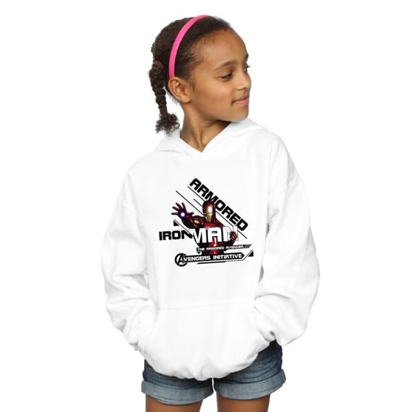 Marvel Girls Avengers Iron Man Armoured Avenger Hoodie