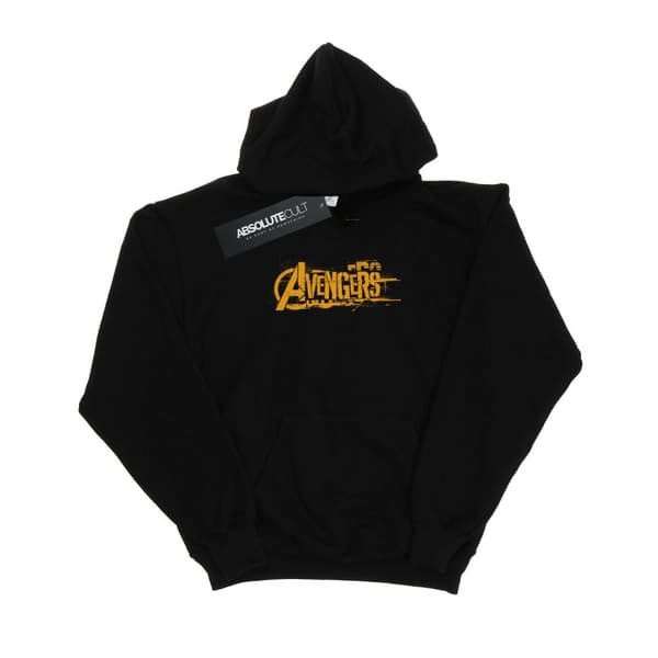 Marvel Boys Avengers Infinity War Orange Logo Hoodie