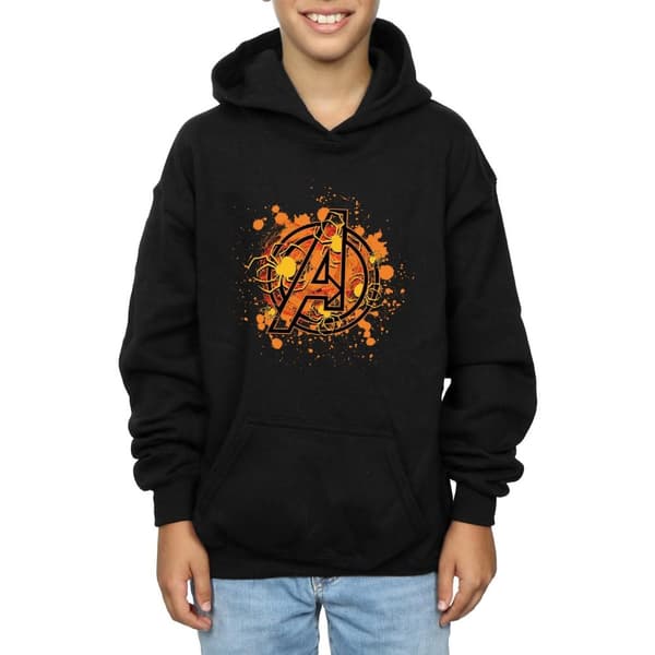 Marvel Pojkar Avengers Assemble Halloween Spider Logo Hoodie