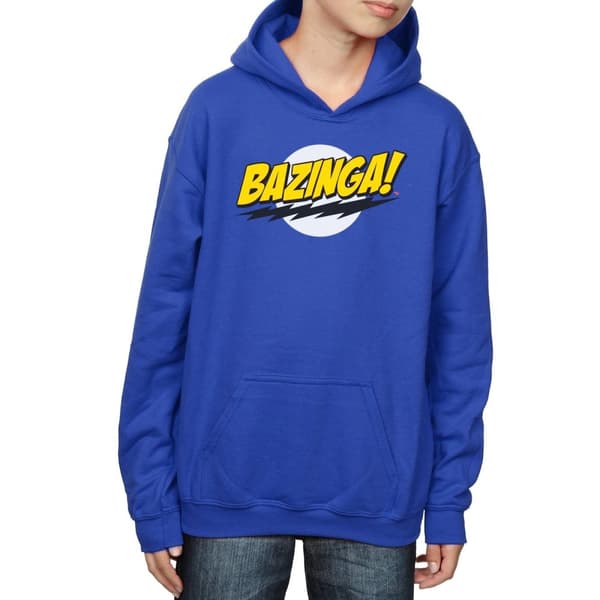 The Big Bang Theory Boys Sheldon Bazinga Hoodie