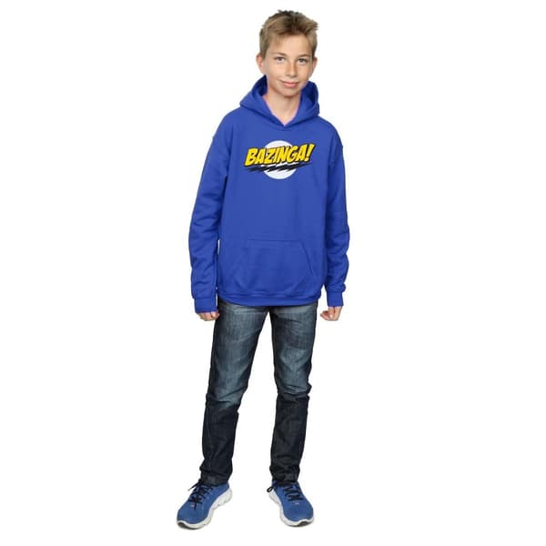 The Big Bang Theory Boys Sheldon Bazinga Hoodie
