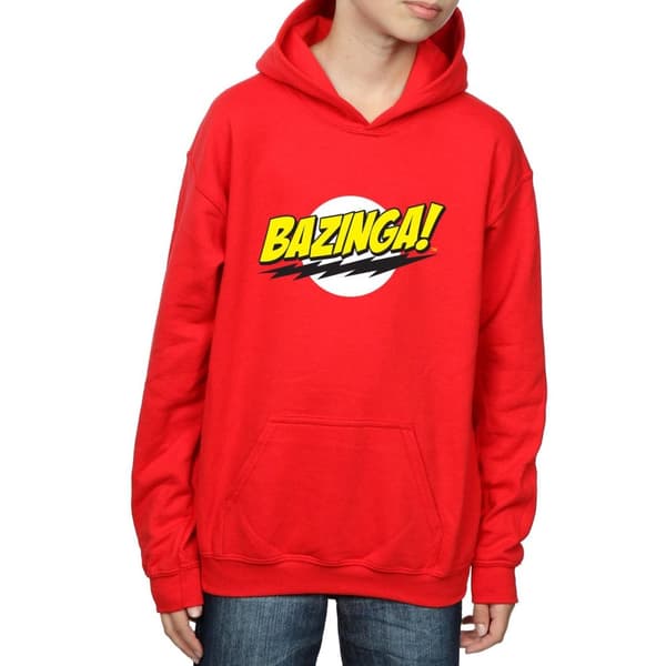 The Big Bang Theory Boys Sheldon Bazinga Hoodie