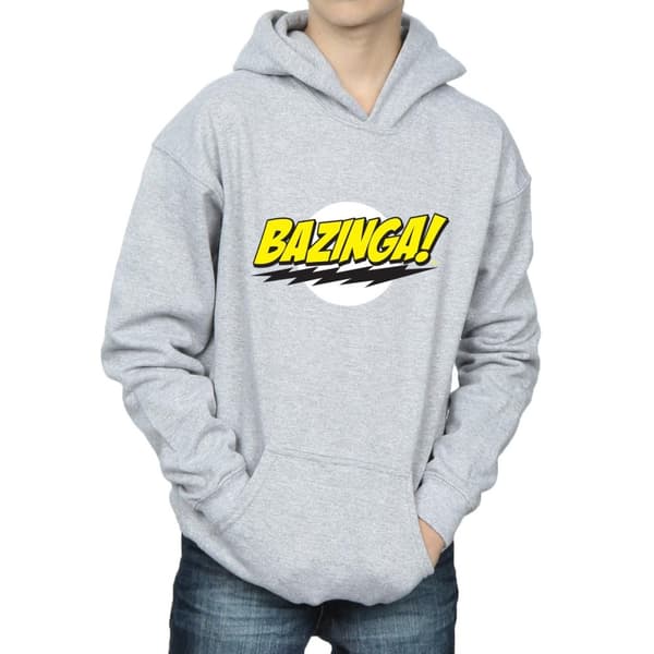 The Big Bang Theory Boys Sheldon Bazinga Hoodie