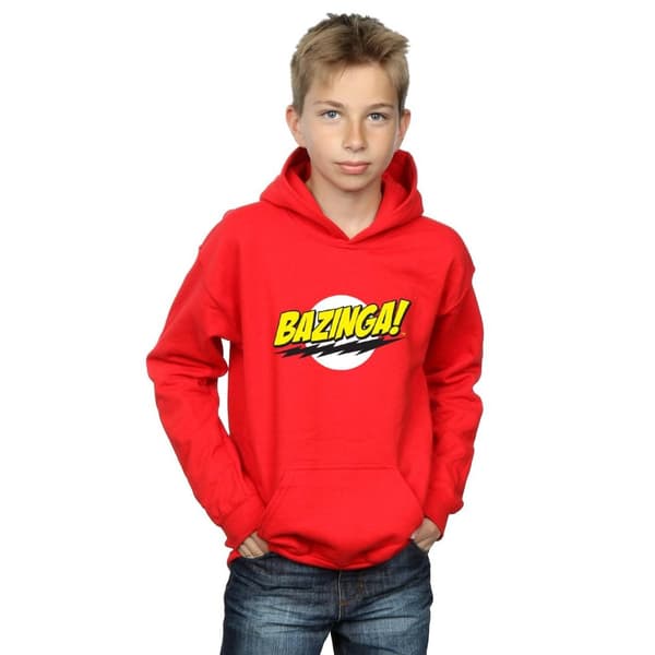 The Big Bang Theory Boys Sheldon Bazinga Hoodie