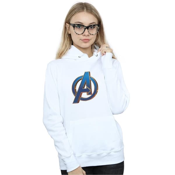 Marvel Womens/Ladies Avengers Endgame Heroic Logo Hoodie