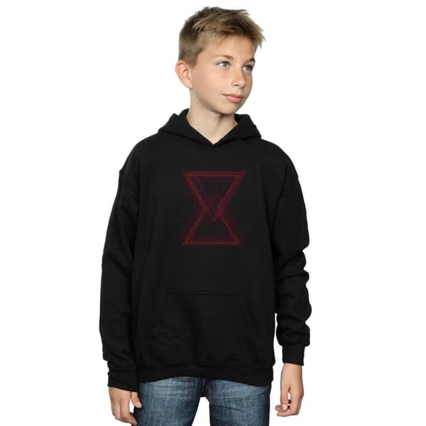 Marvel Boys Avengers Infinity War Black Widow Lines Hoodie