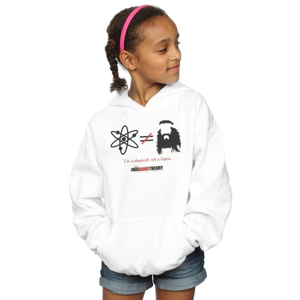 The Big Bang Theory Girls I Am A Physicist Not A Hippie Hoodie