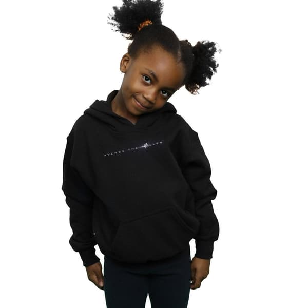 Marvel Girls Avengers Endgame Avenge The Fallen Text Hoodie
