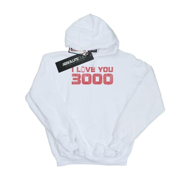 Marvel Womens/Ladies Avengers Endgame I Love You 3000 Distressed Hoodie